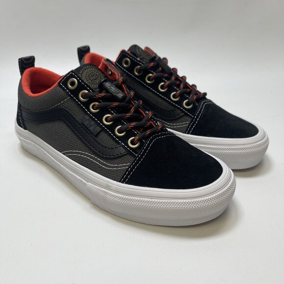 Vans X Spitfire Wheels Skate Old Skool Black/Flame Sneakers Women 6 / Men 4.5 US - Picture 1 of 13